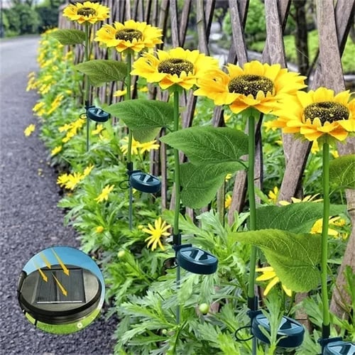 🌻 Realistic & Weatherproof | 2026 Hot Sale Solar Sunflower | IP65 Outdoor Decor ✨【40% OFF】
