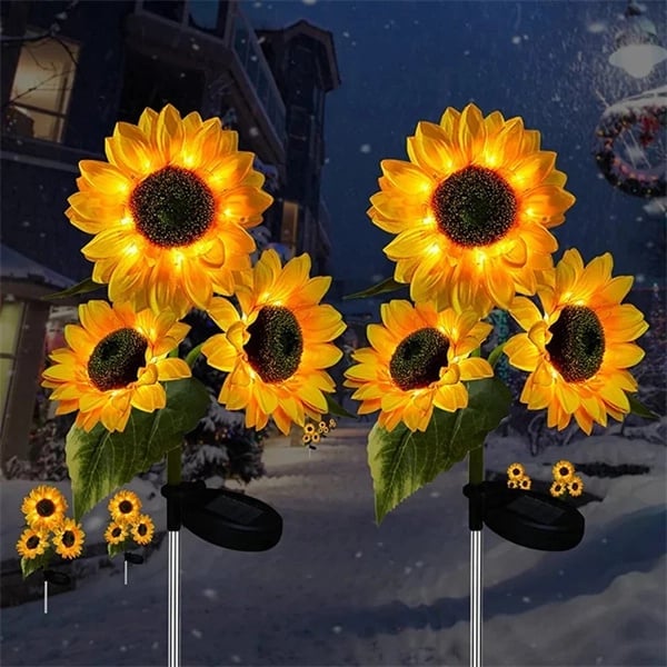 🌻 Realistic & Weatherproof | 2026 Hot Sale Solar Sunflower | IP65 Outdoor Decor ✨【40% OFF】