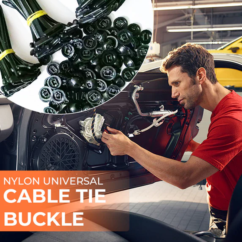 🌟Buy More Save More!🔧Nylon Universal Cable Tie Buckle