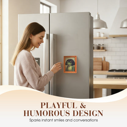 ⏳Limited-time 49% off⏰Funny & Quirky Frog Wooden Fridge Magnet🐸