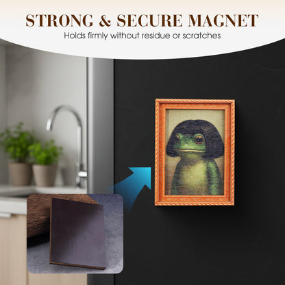 ⏳Limited-time 49% off⏰Funny & Quirky Frog Wooden Fridge Magnet🐸