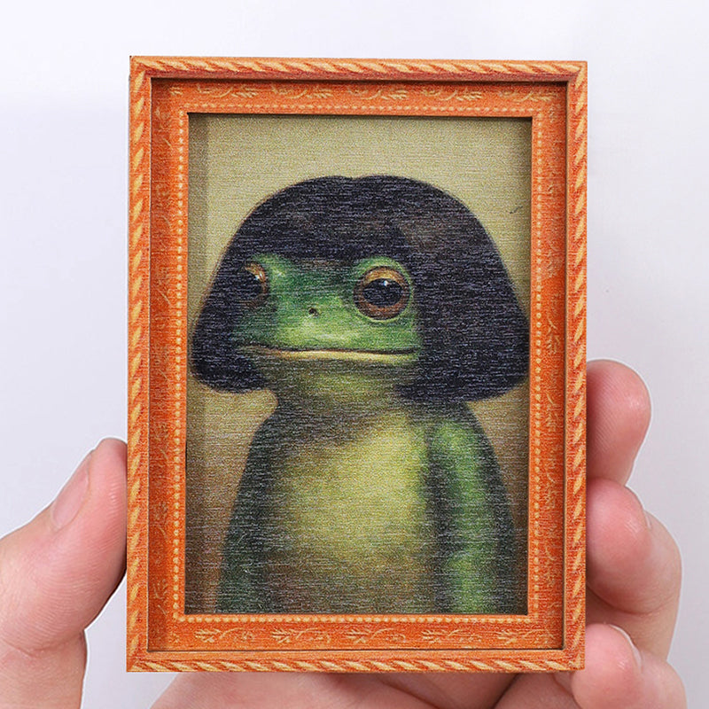 ⏳Limited-time 49% off⏰Funny & Quirky Frog Wooden Fridge Magnet🐸