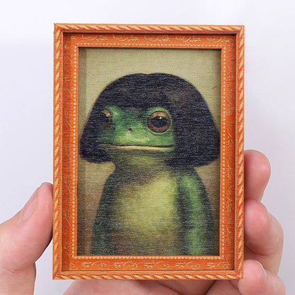 ⏳Limited-time 49% off⏰Funny & Quirky Frog Wooden Fridge Magnet🐸