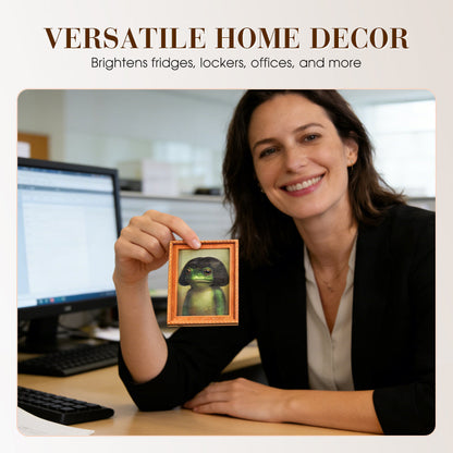 ⏳Limited-time 49% off⏰Funny & Quirky Frog Wooden Fridge Magnet🐸