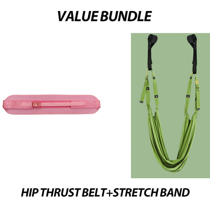 💥49% Off!🔥 Portable Hip Thrust Belt: Efficiently sculpt your glutes and legs – strap it on and start training straight away 💪🍑