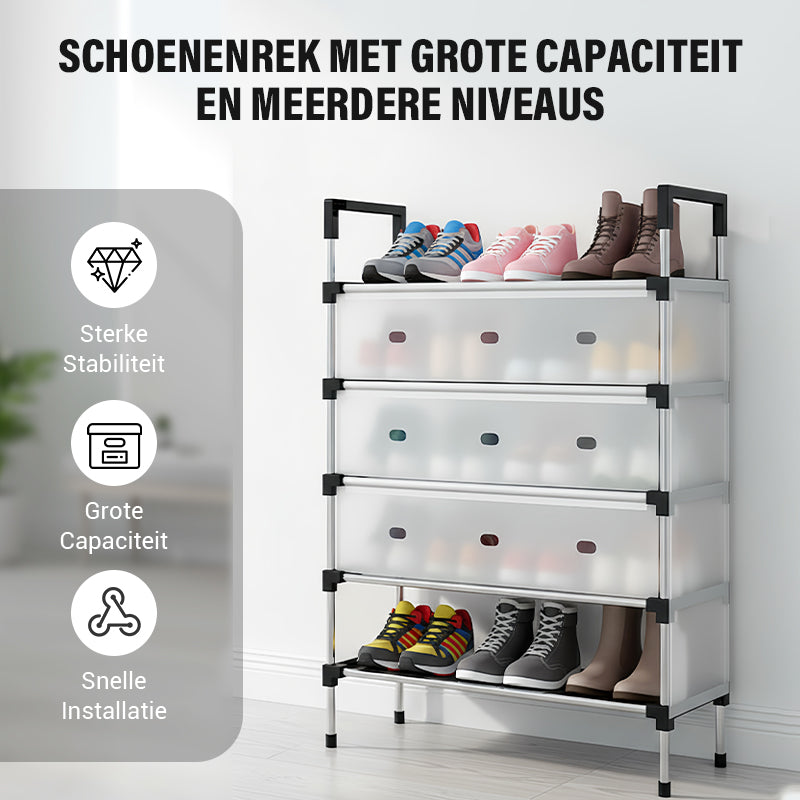 ⏳Limited-time 49% off⏰Large Capacity Multi-Tier Shoe Rack