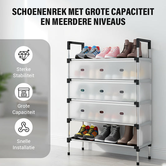 ⏳Limited-time 49% off⏰Large Capacity Multi-Tier Shoe Rack