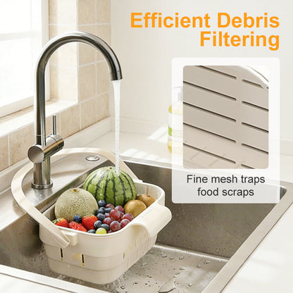 🥦49% OFF!🍅Collapsible Faucet-Hanging Sink Strainer Basket