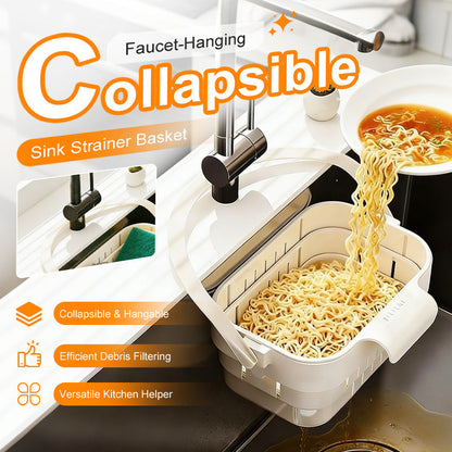 🥦49% OFF!🍅Collapsible Faucet-Hanging Sink Strainer Basket