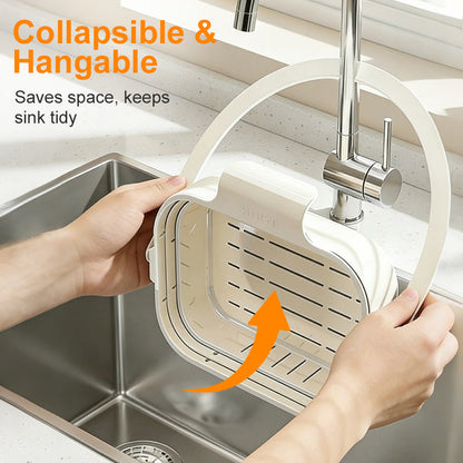 🥦49% OFF!🍅Collapsible Faucet-Hanging Sink Strainer Basket