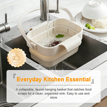 🥦49% OFF!🍅Collapsible Faucet-Hanging Sink Strainer Basket