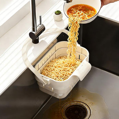 🥦49% OFF!🍅Collapsible Faucet-Hanging Sink Strainer Basket
