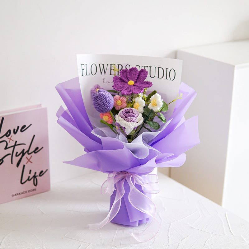 💕Mother's Day Special Sale 40% OFF!💕Handmade Delicate Crochet Flower Bouquet