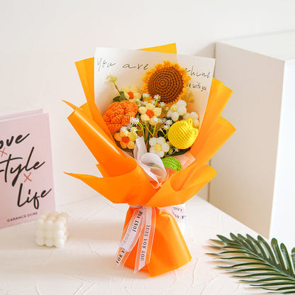 💕Mother's Day Special Sale 40% OFF!💕Handmade Delicate Crochet Flower Bouquet