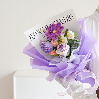 💕Mother's Day Special Sale 40% OFF!💕Handmade Delicate Crochet Flower Bouquet