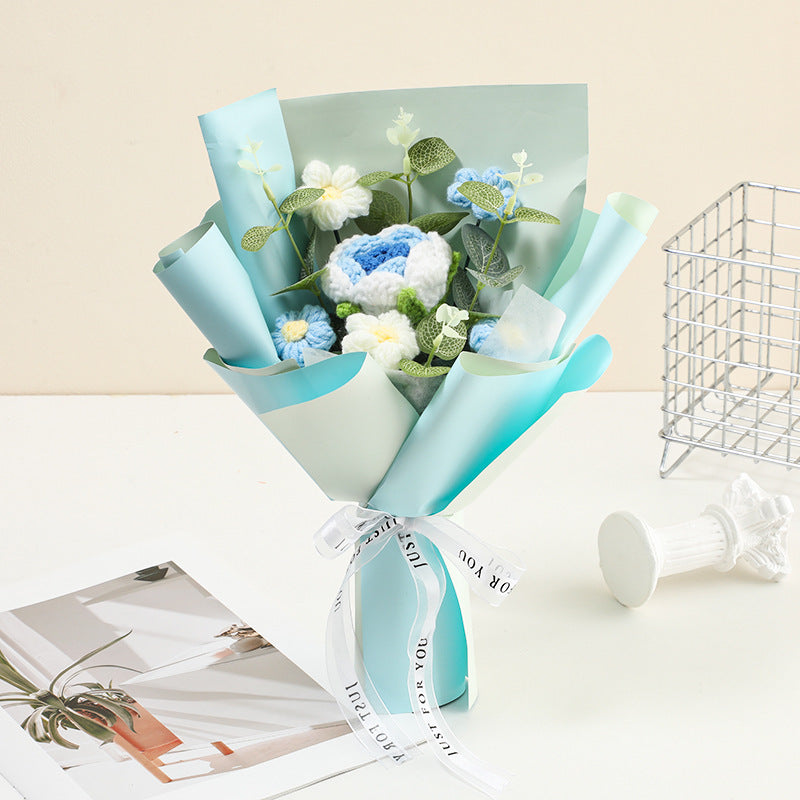 💕Mother's Day Special Sale 40% OFF!💕Handmade Delicate Crochet Flower Bouquet