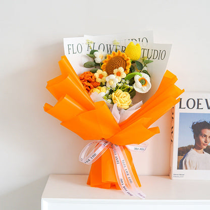 💕Mother's Day Special Sale 40% OFF!💕Handmade Delicate Crochet Flower Bouquet