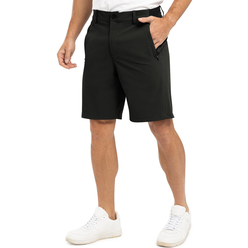 🔥Last Day Sale 40% Off!🩳 Men's Solid Color Flat Front Shorts✨