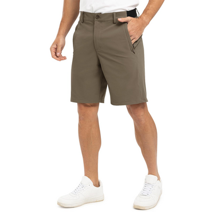 🔥Last Day Sale 40% Off!🩳 Men's Solid Color Flat Front Shorts✨
