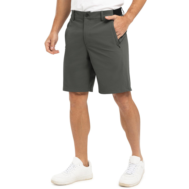 🔥Last Day Sale 40% Off!🩳 Men's Solid Color Flat Front Shorts✨