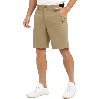 🔥Last Day Sale 40% Off!🩳 Men's Solid Color Flat Front Shorts✨