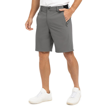 🔥Last Day Sale 40% Off!🩳 Men's Solid Color Flat Front Shorts✨