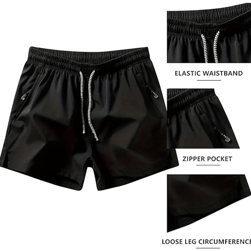 🩳 LIMITED-TIME 49% OFF! ✨ Men’s Quick-Dry Shorts – Cool-Touch, Zipper Pockets, Athletic Fit 🏃