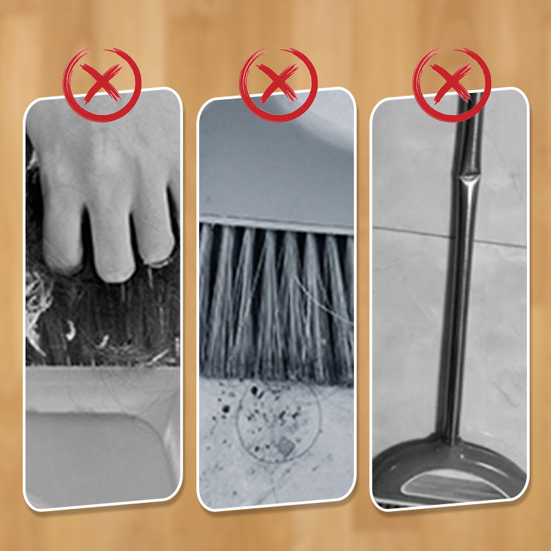 🥳2026 HOT SALE🥳💞40% OFF!✨ 💝Stand-Up Dustpan Set with 180° Rotating Broom