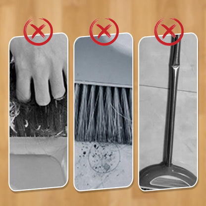 🥳2026 HOT SALE🥳💞40% OFF!✨ 💝Stand-Up Dustpan Set with 180° Rotating Broom