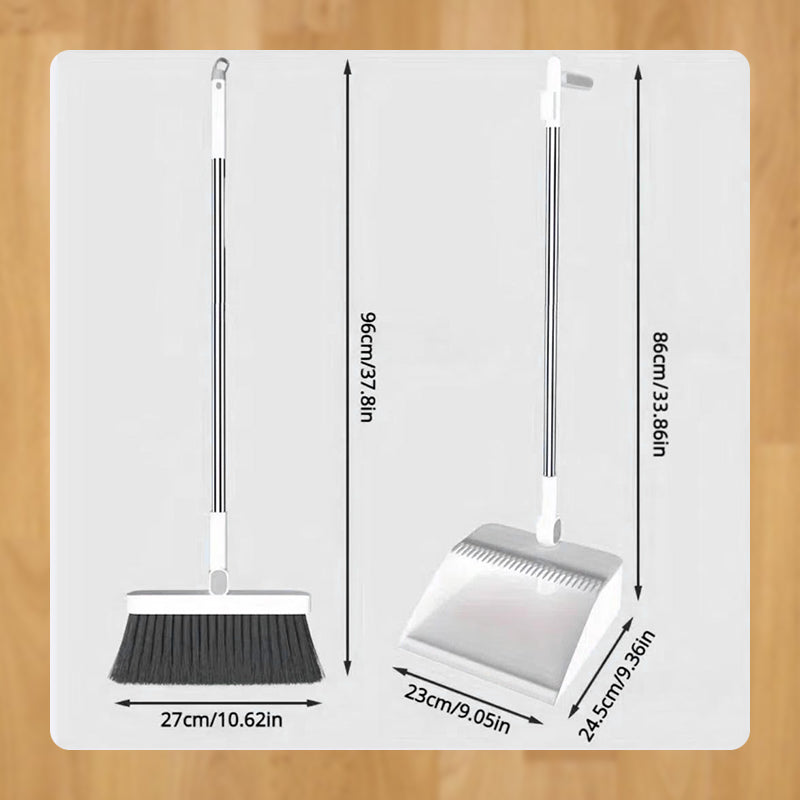 🥳2026 HOT SALE🥳💞40% OFF!✨ 💝Stand-Up Dustpan Set with 180° Rotating Broom