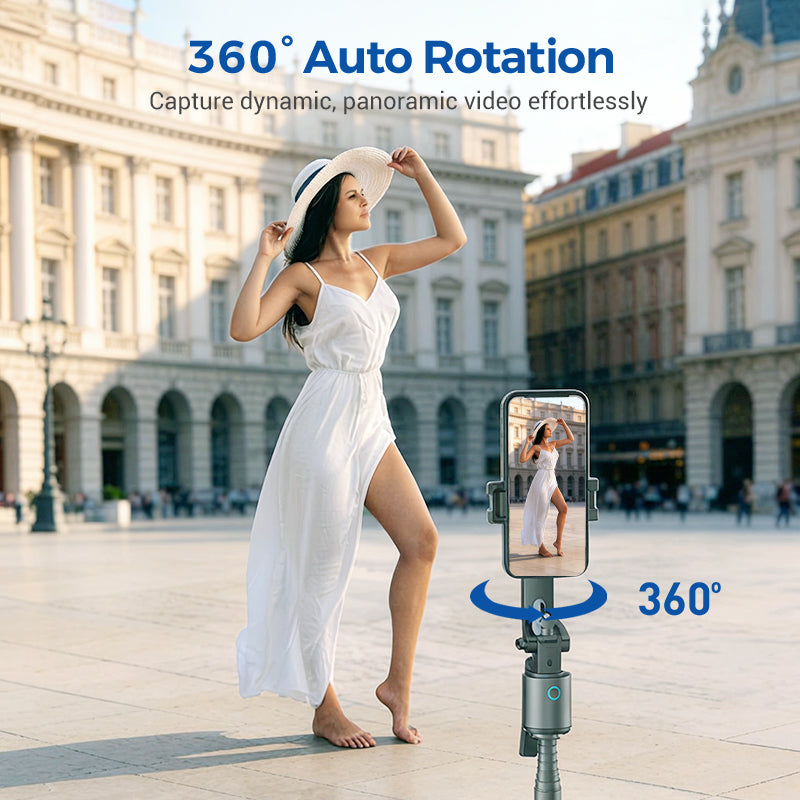 🥰49% OFF!📷AI Tracking Gimbal with Dual Fill Lights✨