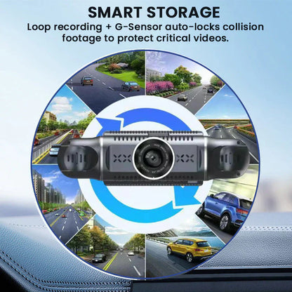 🔥2026 HOT SALE💞50K+ SOLD!📹⚖️ Protect Yourself with Video Evidence  4-Lens Dash Cam with Front, Rear & Side Coverage