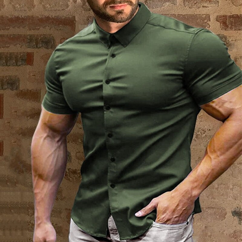 🏖️Summer cool-down deal: just £15.99! 😎  Men's Non-Iron Shirts – Wrinkle-Free, Comfortable All Day & Perfect for Business or Casual👔✨