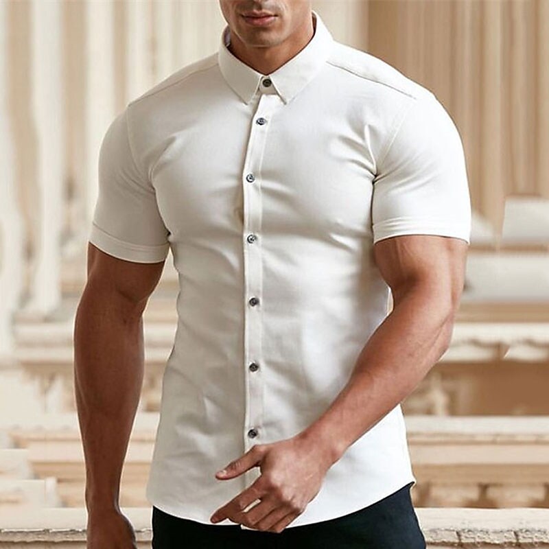 🏖️Summer cool-down deal: just £15.99! 😎  Men's Non-Iron Shirts – Wrinkle-Free, Comfortable All Day & Perfect for Business or Casual👔✨