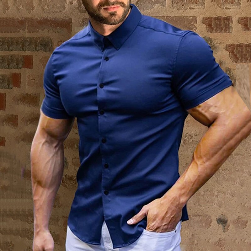 🏖️Summer cool-down deal: just £15.99! 😎  Men's Non-Iron Shirts – Wrinkle-Free, Comfortable All Day & Perfect for Business or Casual👔✨