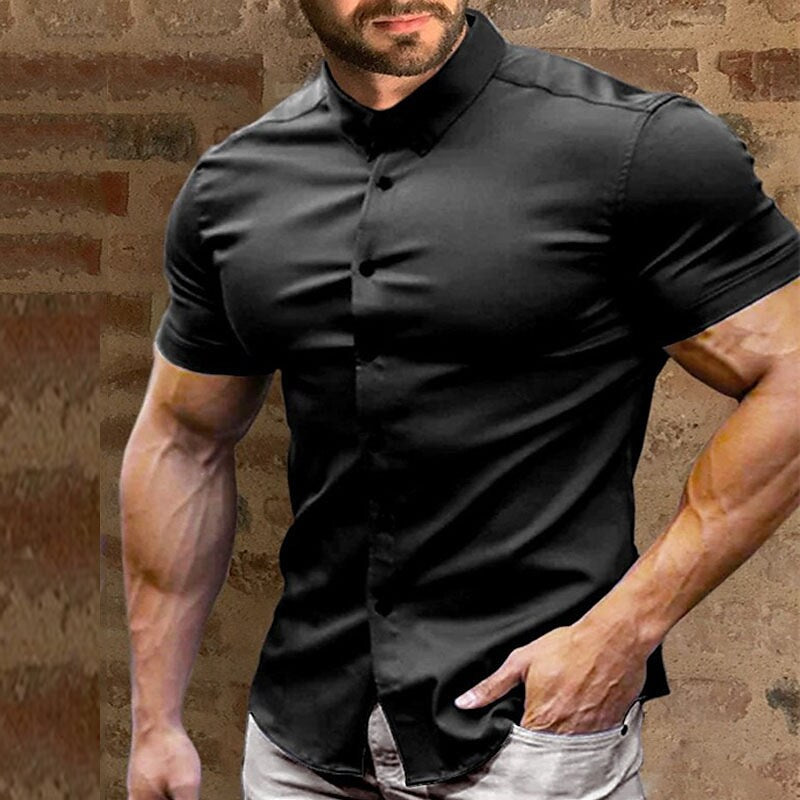 🏖️Summer cool-down deal: just £15.99! 😎  Men's Non-Iron Shirts – Wrinkle-Free, Comfortable All Day & Perfect for Business or Casual👔✨