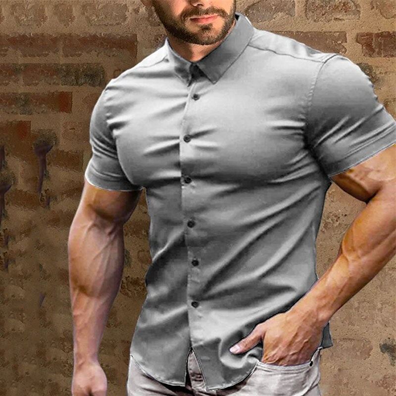 🏖️Summer cool-down deal: just £15.99! 😎  Men's Non-Iron Shirts – Wrinkle-Free, Comfortable All Day & Perfect for Business or Casual👔✨