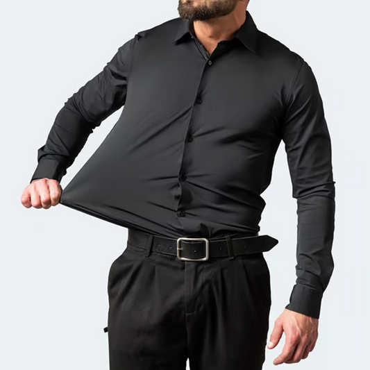 👔Last WEEK Promotion 49% OFF & 🎁Easter Free Gift🔥Men’s High-Stretch Wrinkle-Free Shirt⏰