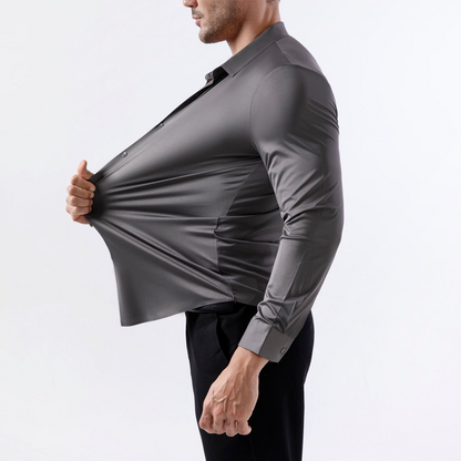 👔Last WEEK Promotion 49% OFF & 🎁Easter Free Gift🔥Men’s High-Stretch Wrinkle-Free Shirt⏰