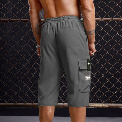 ⏳Limited-time 49% off⏰Men's Casual Drawstring Capri Cargo Pants👖