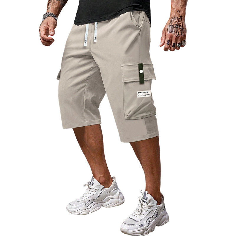 ⏳Limited-time 49% off⏰Men's Casual Drawstring Capri Cargo Pants👖