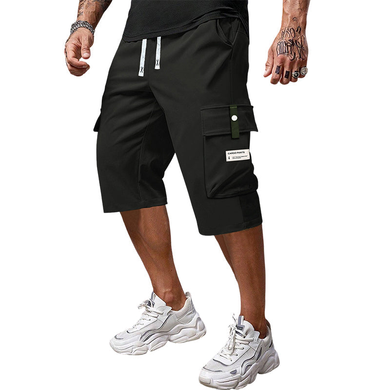 ⏳Limited-time 49% off⏰Men's Casual Drawstring Capri Cargo Pants👖
