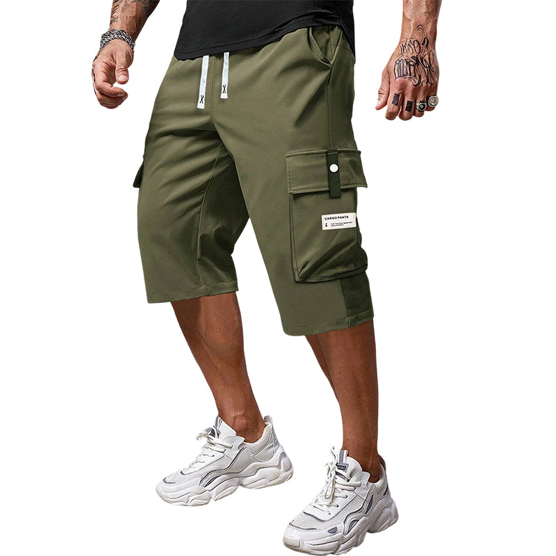 ⏳Limited-time 49% off⏰Men's Casual Drawstring Capri Cargo Pants👖
