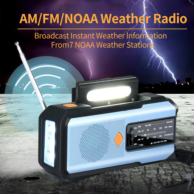 🔥49% OFF!📻Solar Hand-Crank Emergency Weather Radio✨