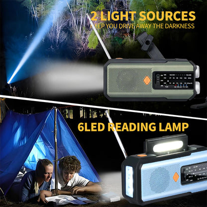 🔥49% OFF!📻Solar Hand-Crank Emergency Weather Radio✨