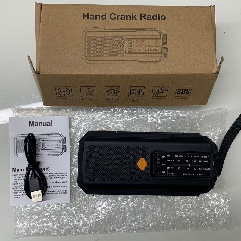 🔥49% OFF!📻Solar Hand-Crank Emergency Weather Radio✨