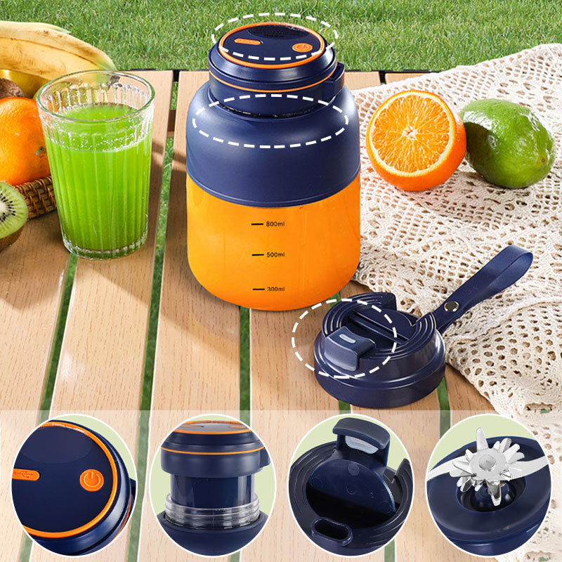 🍹 49% OFF NOW! 🔋 Multifunctional Portable Wireless Juicer Cup – Cordless, Rechargeable & Perfect for Fresh Juice Anywhere 🧃