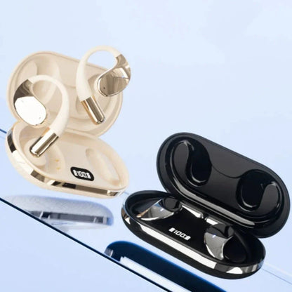 🔥49% OFF🎧Wireless Open-Ear Earbuds with LED Display🌍🗣️