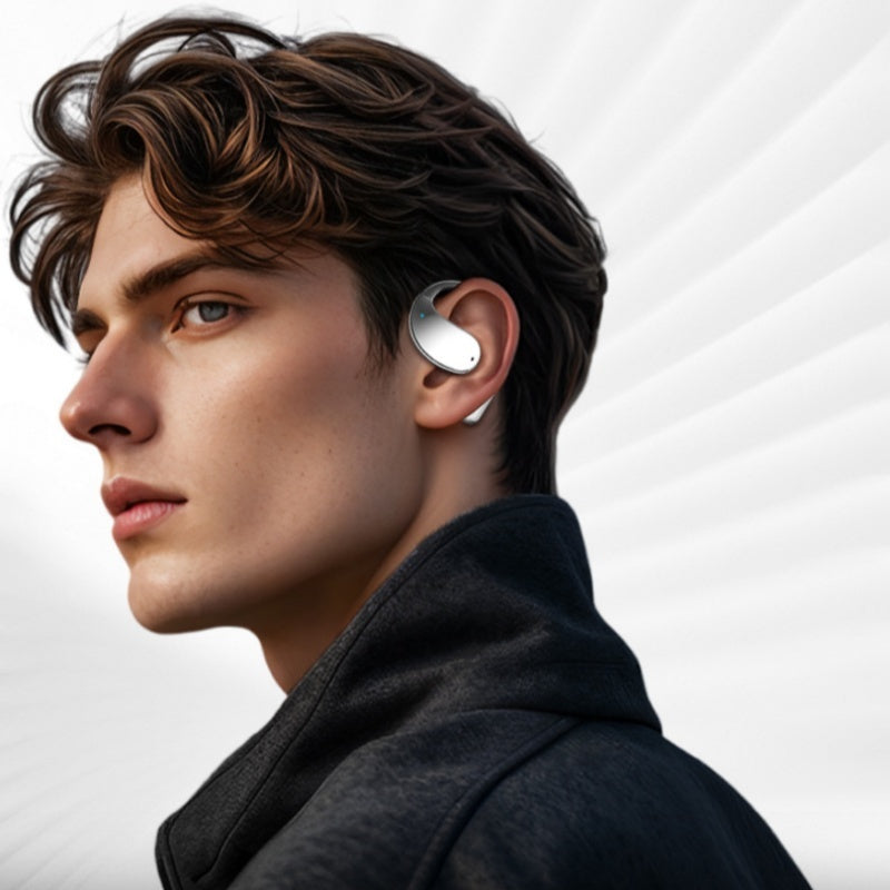 🔥49% OFF🎧Wireless Open-Ear Earbuds with LED Display🌍🗣️