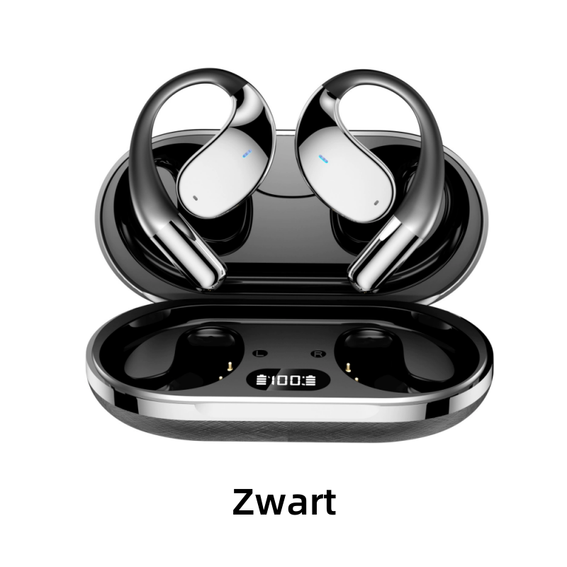 🔥49% OFF🎧Wireless Open-Ear Earbuds with LED Display🌍🗣️